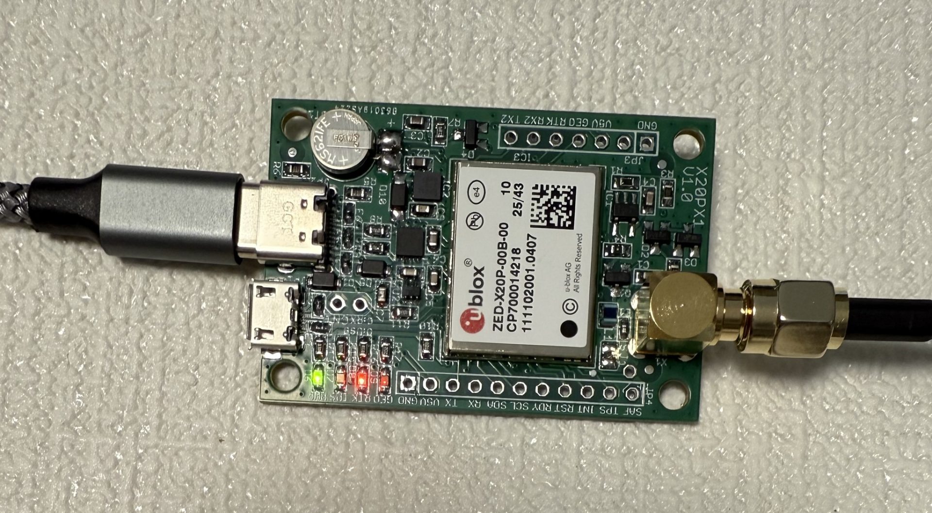 ZED-X20P開発用ボード X20PX1の試作 - 株式会社ジオセンス